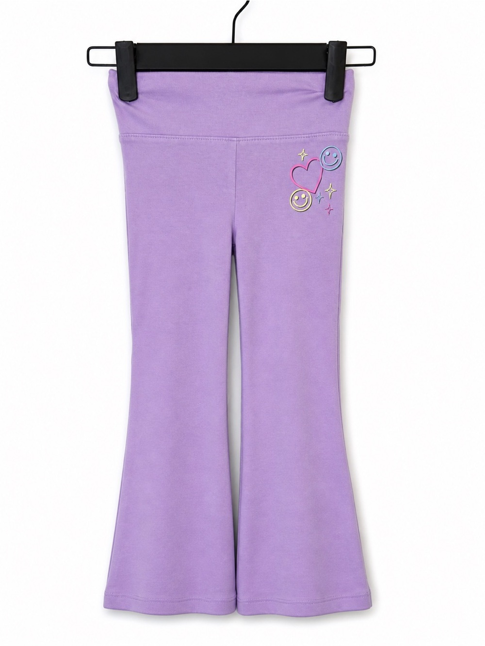 🆓 $0 WITH PURCHASE - CHILDREN’S PLACE Purple Flare Pants Smiley Girls 5-6 Y